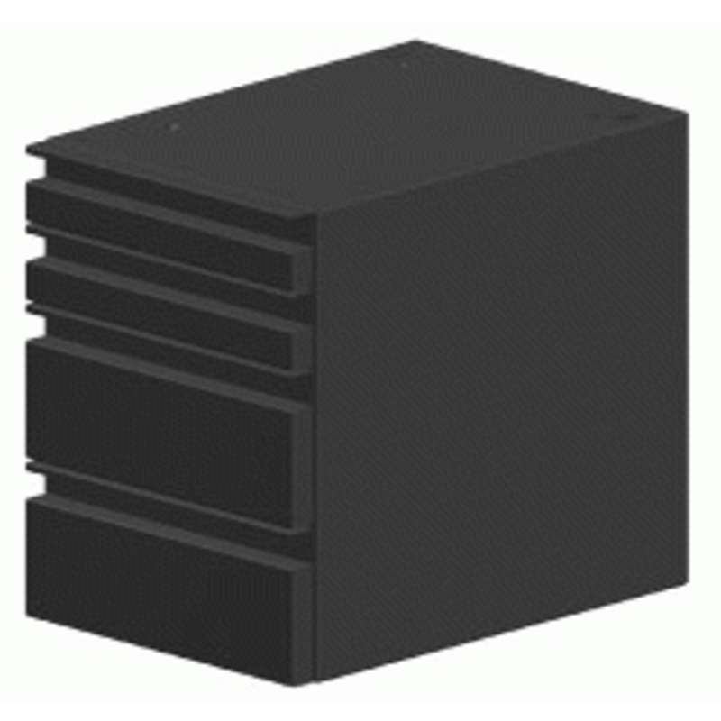 Dwr Unit w/Mounting Kit 2-3" and 2-6" drawers